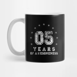 Vintage 5 years of awesomeness Mug